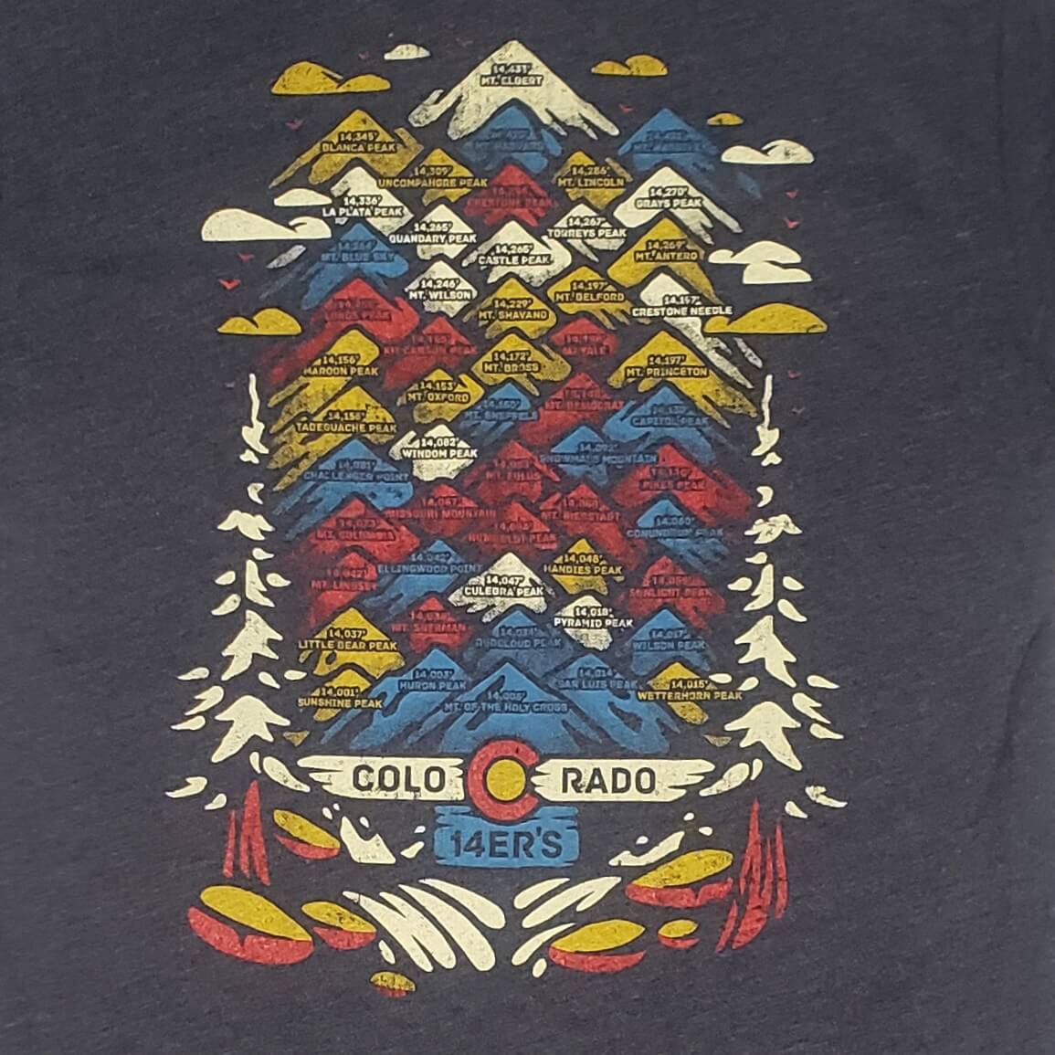 YoColorado Navy 14er T-Shirt
