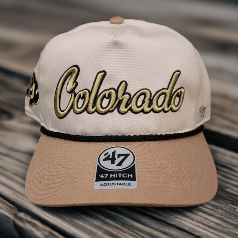 '47 Brand Colorado Script Natural Two-Tone Rope Hat