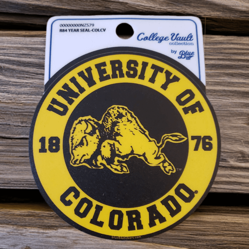 CU Boulder 1940s Ralphie Sticker