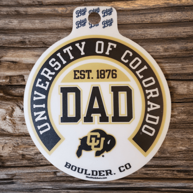 CU Boulder Dad Sticker