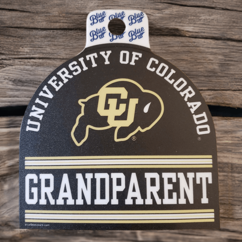 CU Boulder Grandparent Sticker