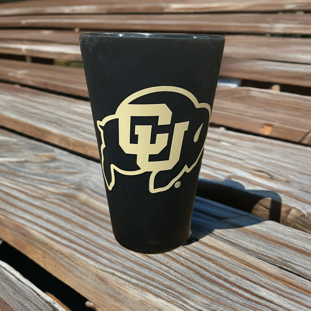 Colorado Buffaloes Silicone Pint Glass