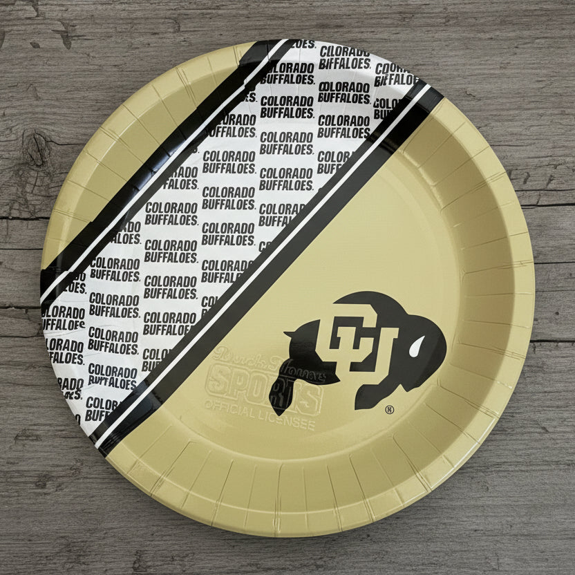 University of Colorado Paper Plates
