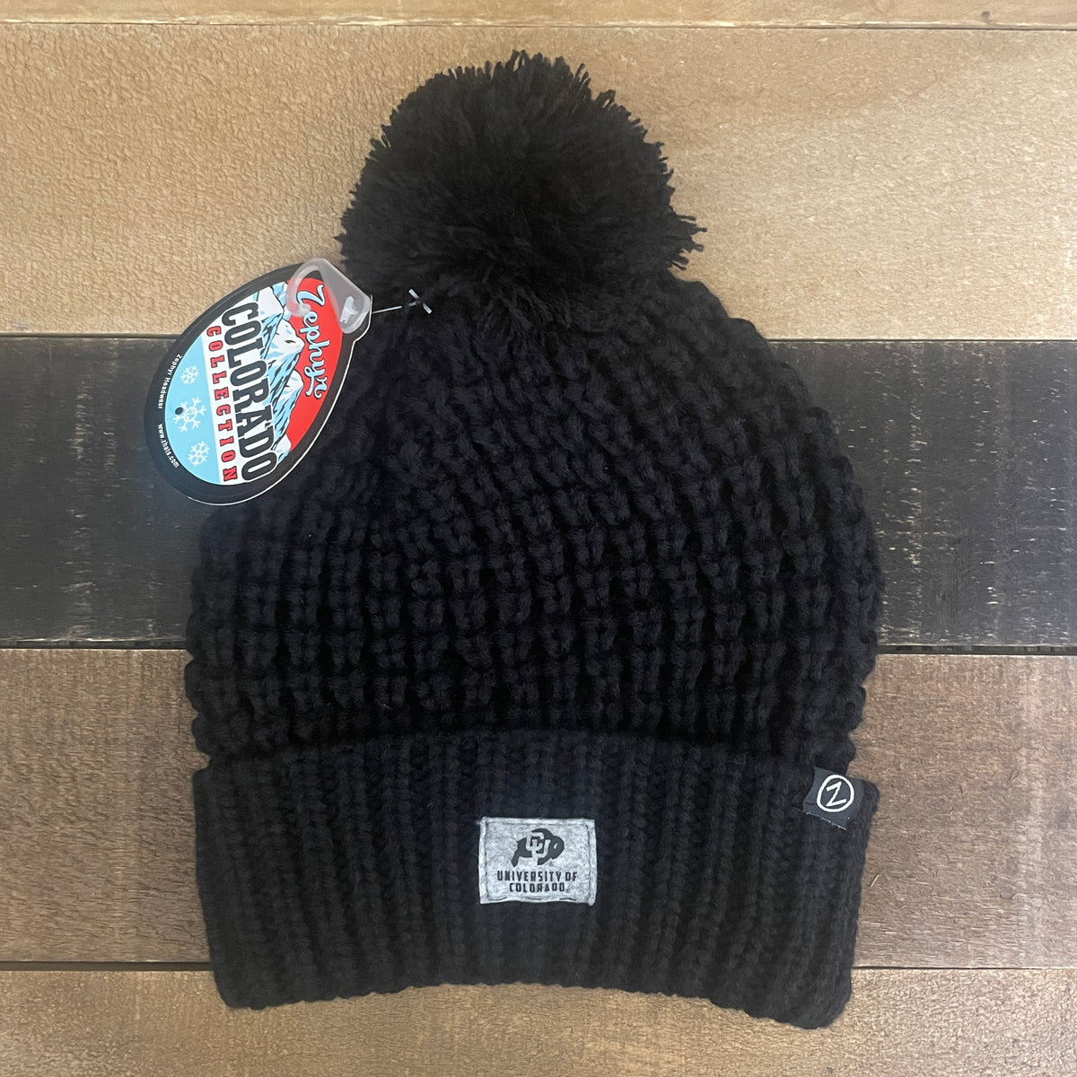Women's Zephyr Black Knit CU Hat
