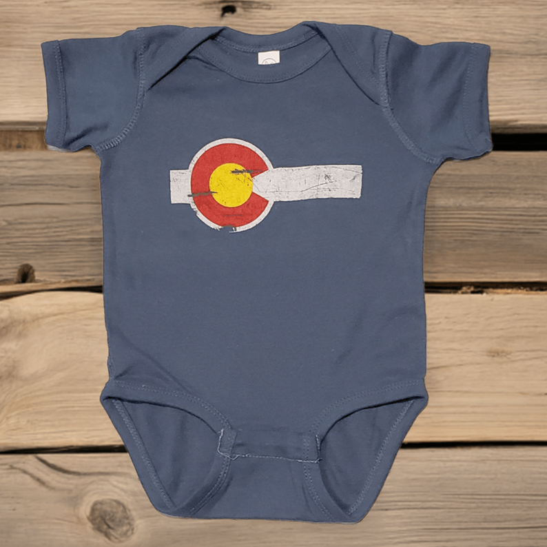 YoColorado 12mo Onesie (Blue)