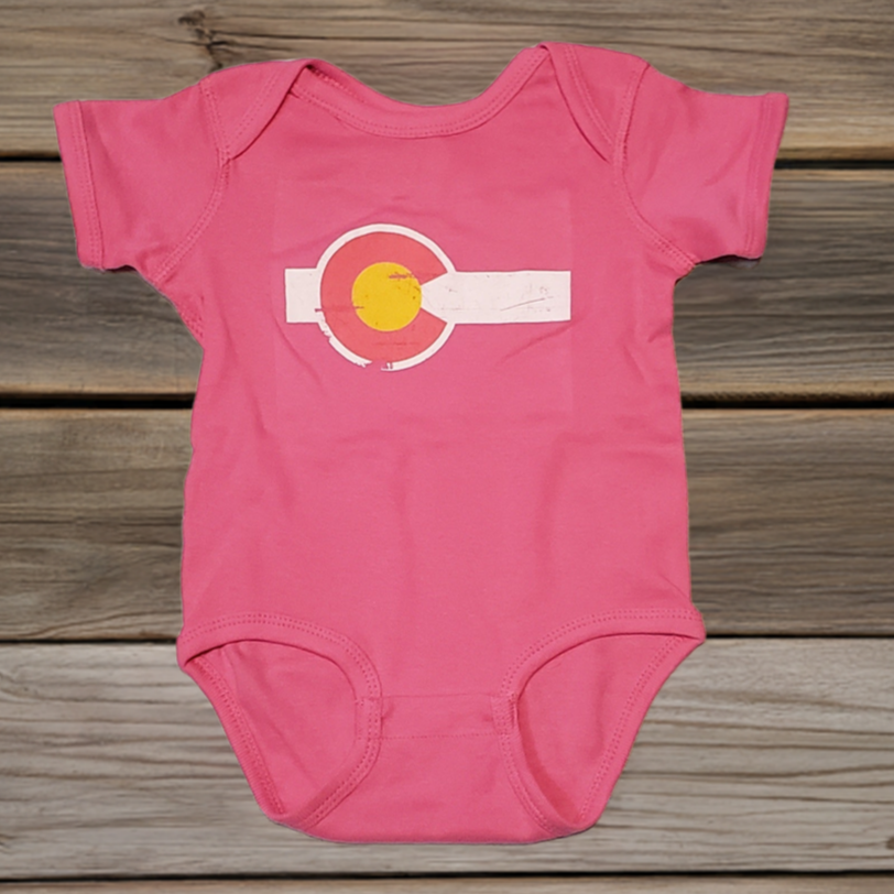 YoColorado 12mo Onesie (Pink)