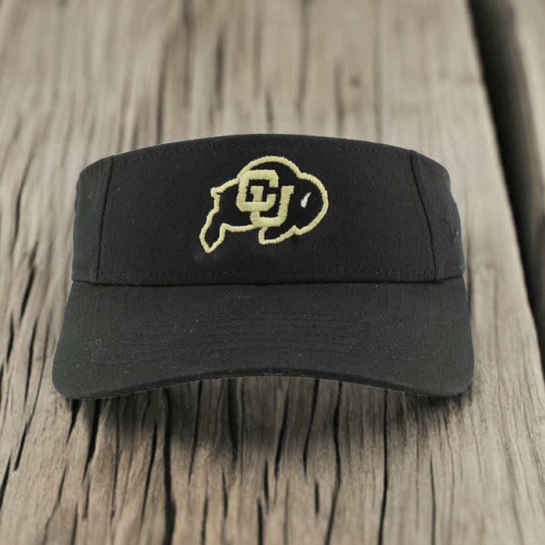 Zephyr Black Colorado Buffaloes Visor