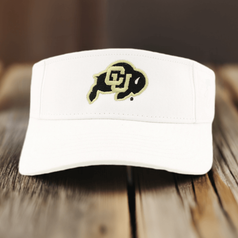 Zephyr White Colorado Buffaloes Visor