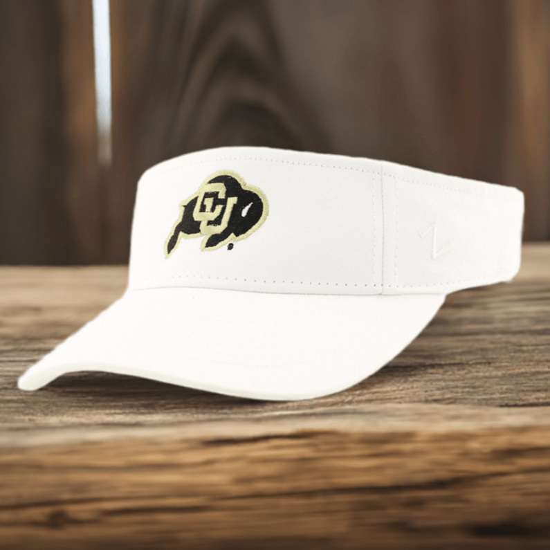 Zephyr White Colorado Buffaloes Visor