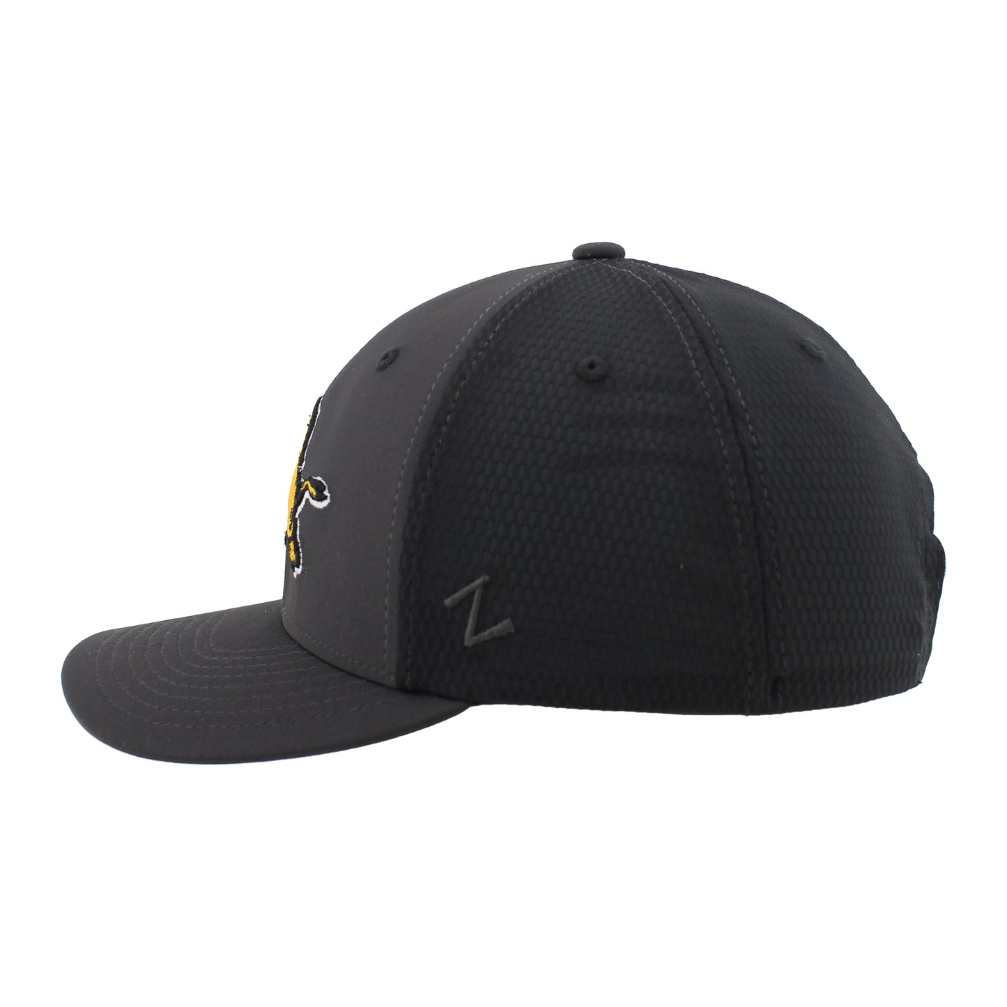 Zephyr Classic Ralphie Charcoal and Black Hex Mesh Trucker Hat