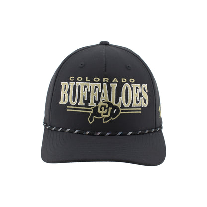 Black Ace Colorado Buffaloes Rope Hat with Cool Mesh