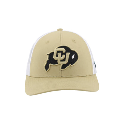Zephyr Gold and White Colorado Buffaloes Trucker Hat