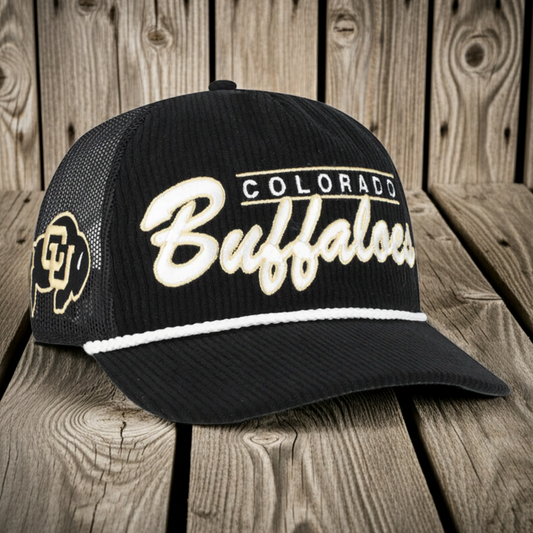 '47 Brand Black Corduroy Colorado Buffaloes Trucker