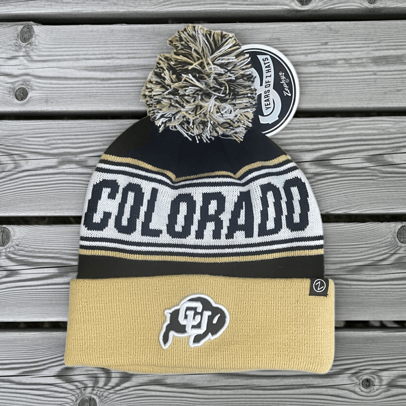 Adult Zephyr CU Knit Hat w/ Pom