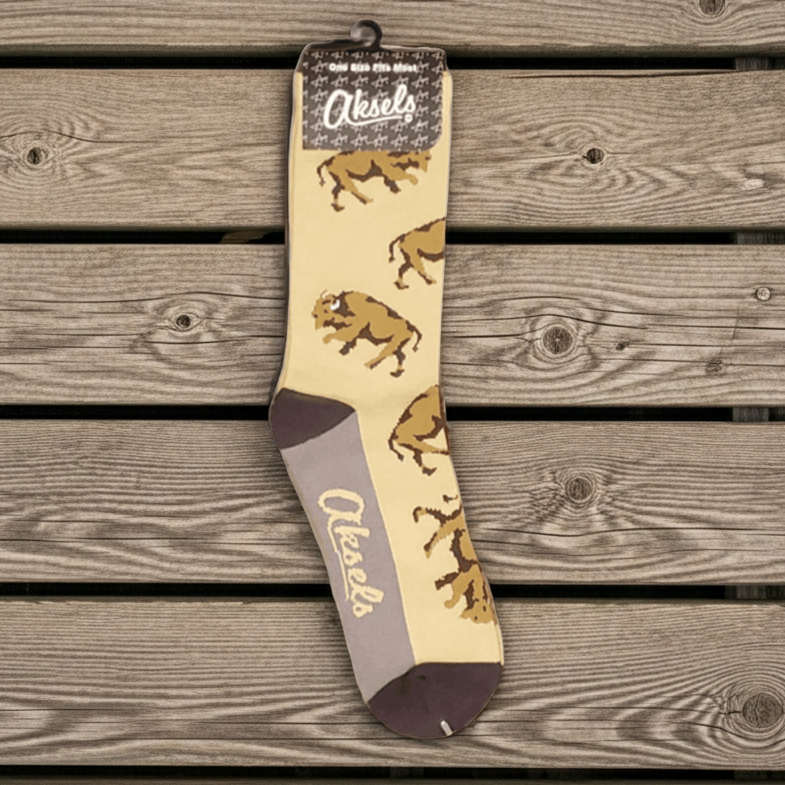 Aksels Adult Buffalo Socks