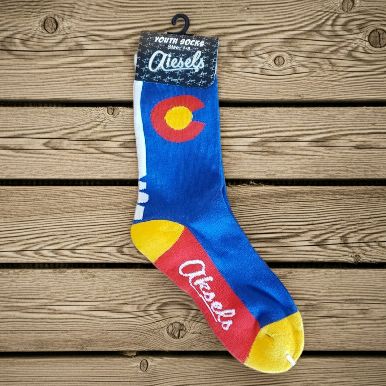 Aksels Colorado Royal Youth Sock