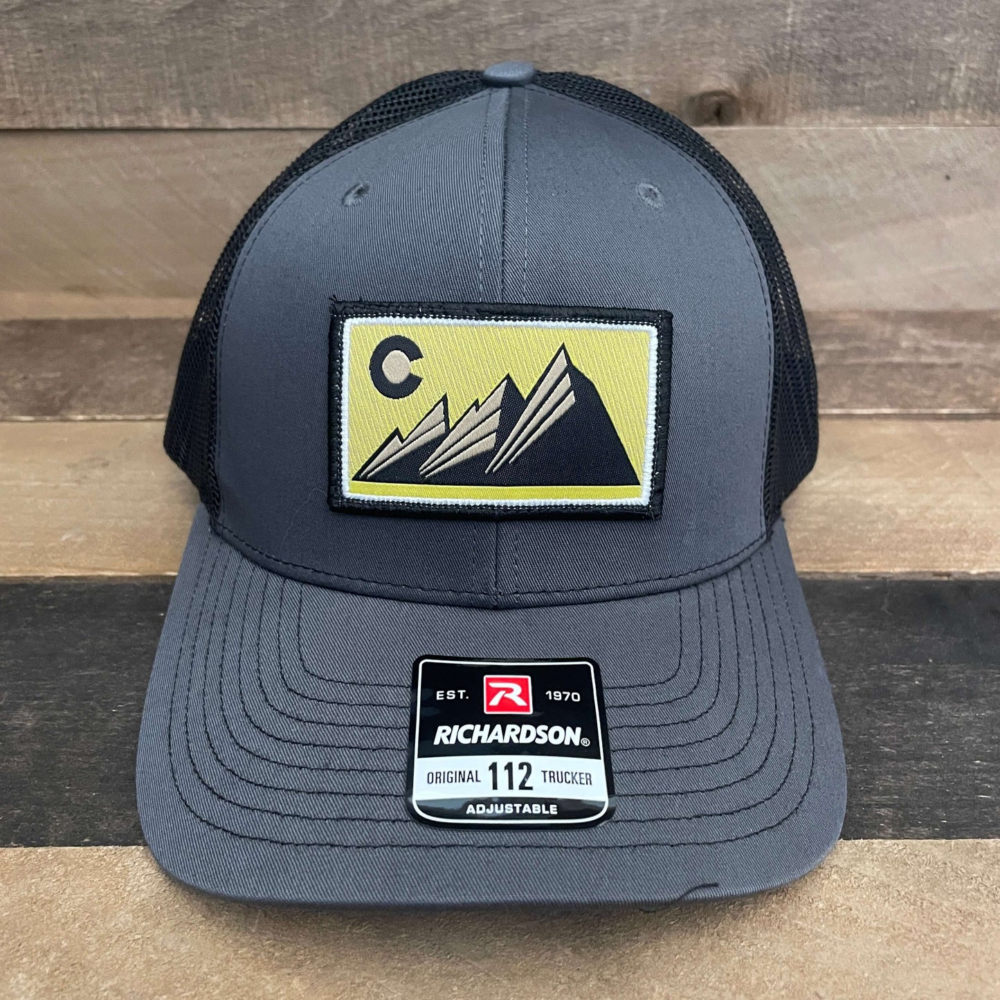 Boulder Store Black & Gold Flatiron Trucker Hat