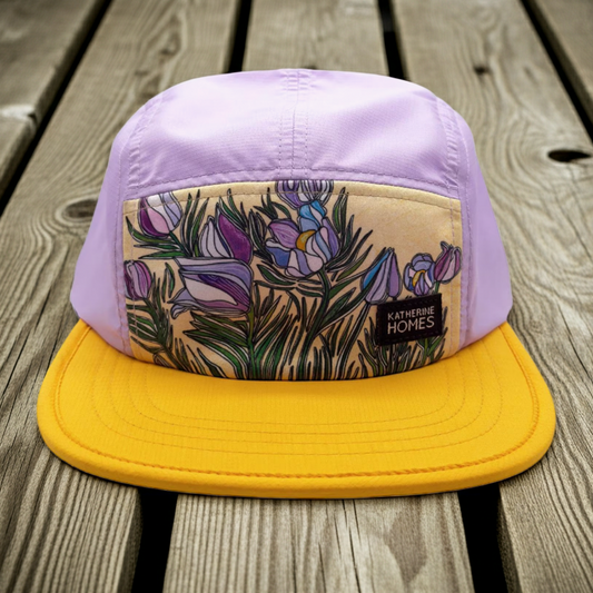 Katherine Holmes Pasque Flowers Running Hat