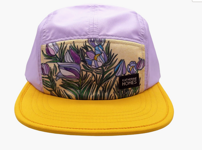 Katherine Holmes Pasque Flowers Running Hat