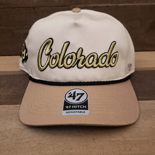 '47 Brand Colorado Script Natural Two-Tone Rope Hat