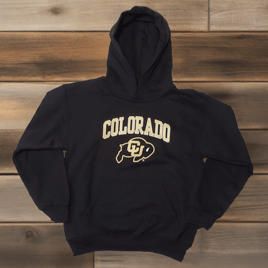 YOUTH Black Colorado Buffaloes Hoodie