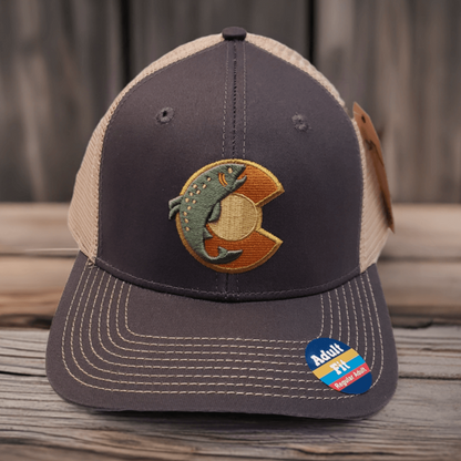 YoColorado Twilight Trout Trucker Hat