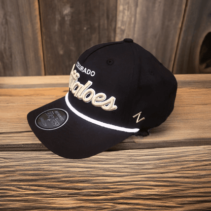 Zephyr Colorado Buffaloes Black Rope Hat with Ralphie
