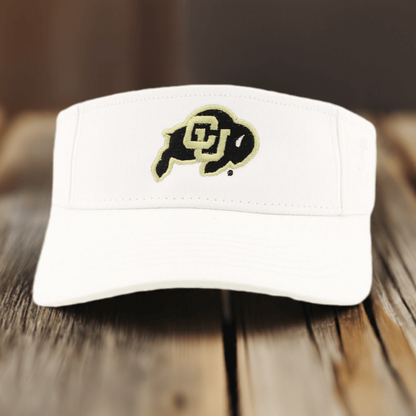 Zephyr White Colorado Buffaloes Visor