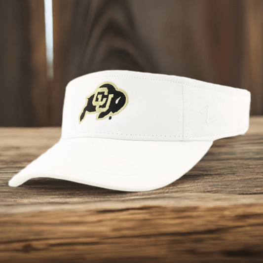 Zephyr White Colorado Buffaloes Visor