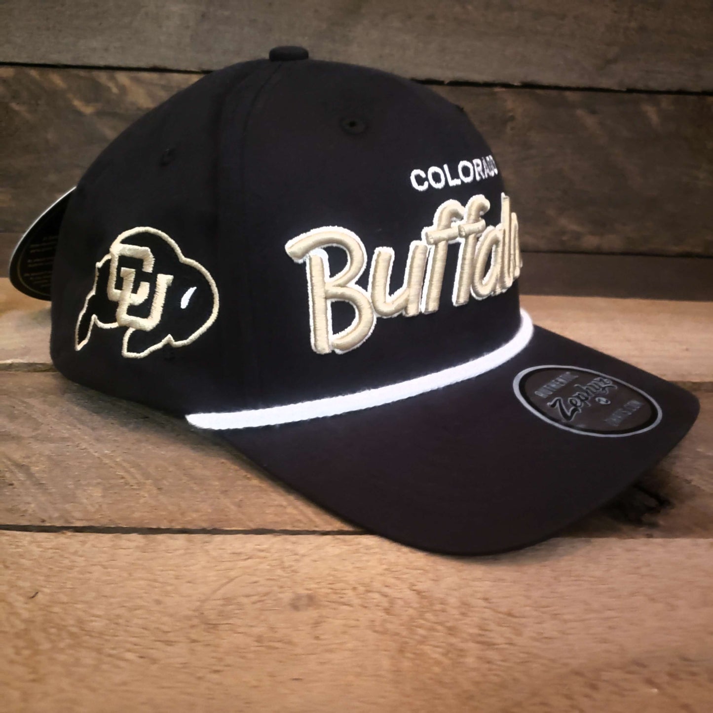 Zephyr Colorado Buffaloes Black Rope Hat with Ralphie
