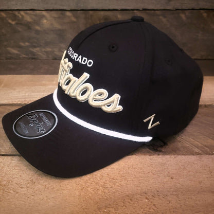 Zephyr Colorado Buffaloes Black Rope Hat with Ralphie
